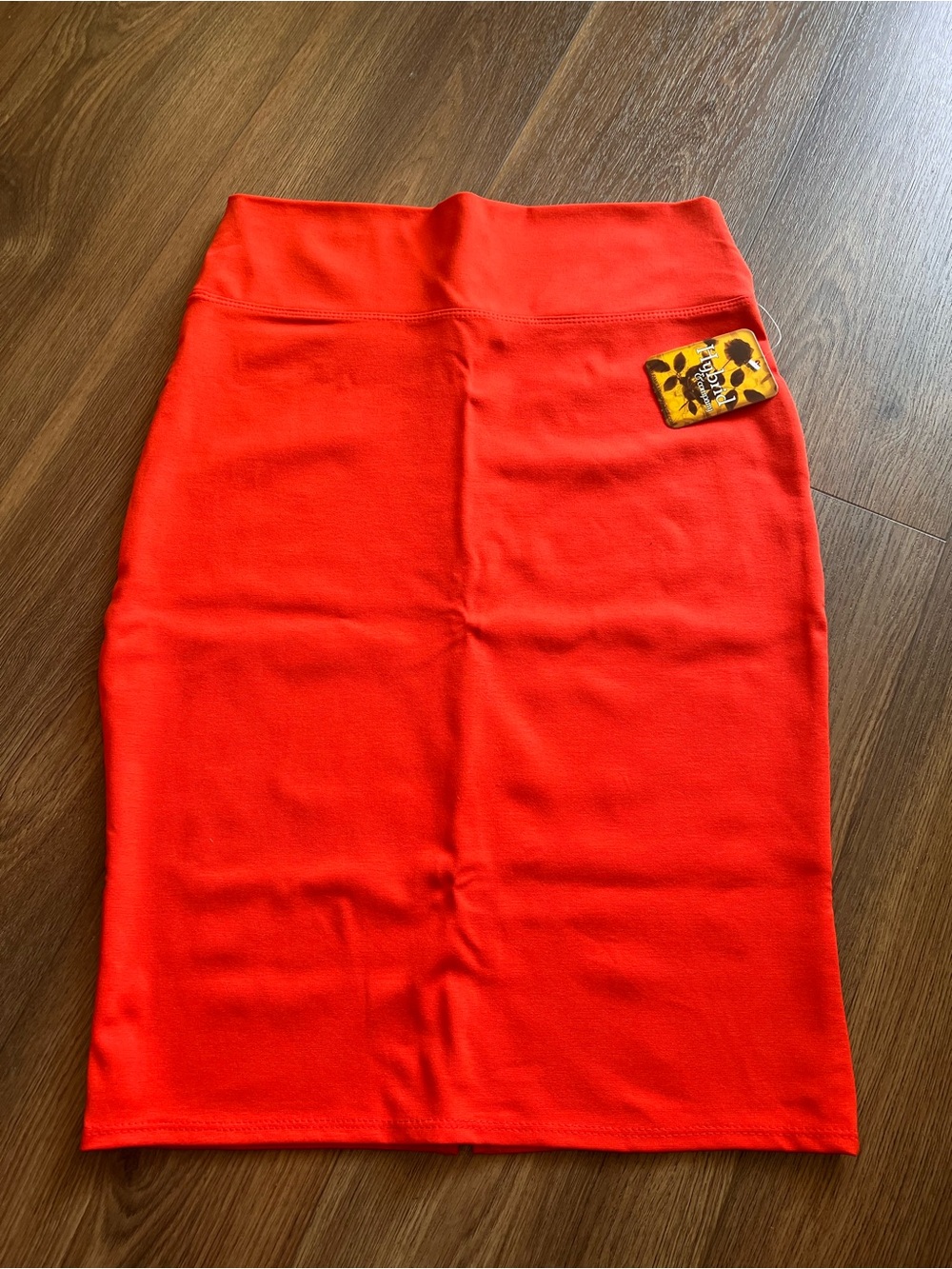 Hybrid & company Vibrant orange Pencil Skirt